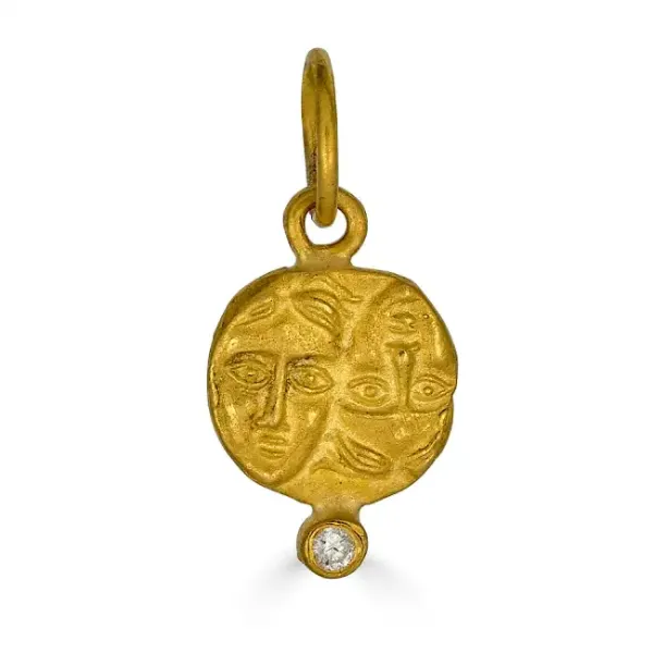 24k Gold Theatre-Inspired Pendant