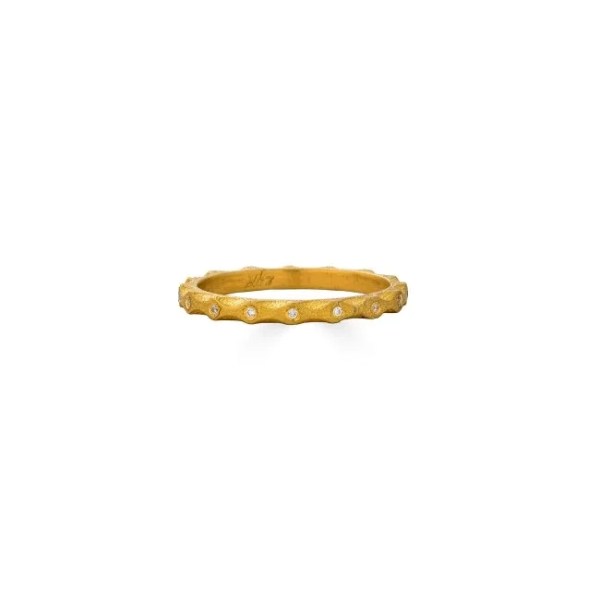 24k Gold Eternity Ring