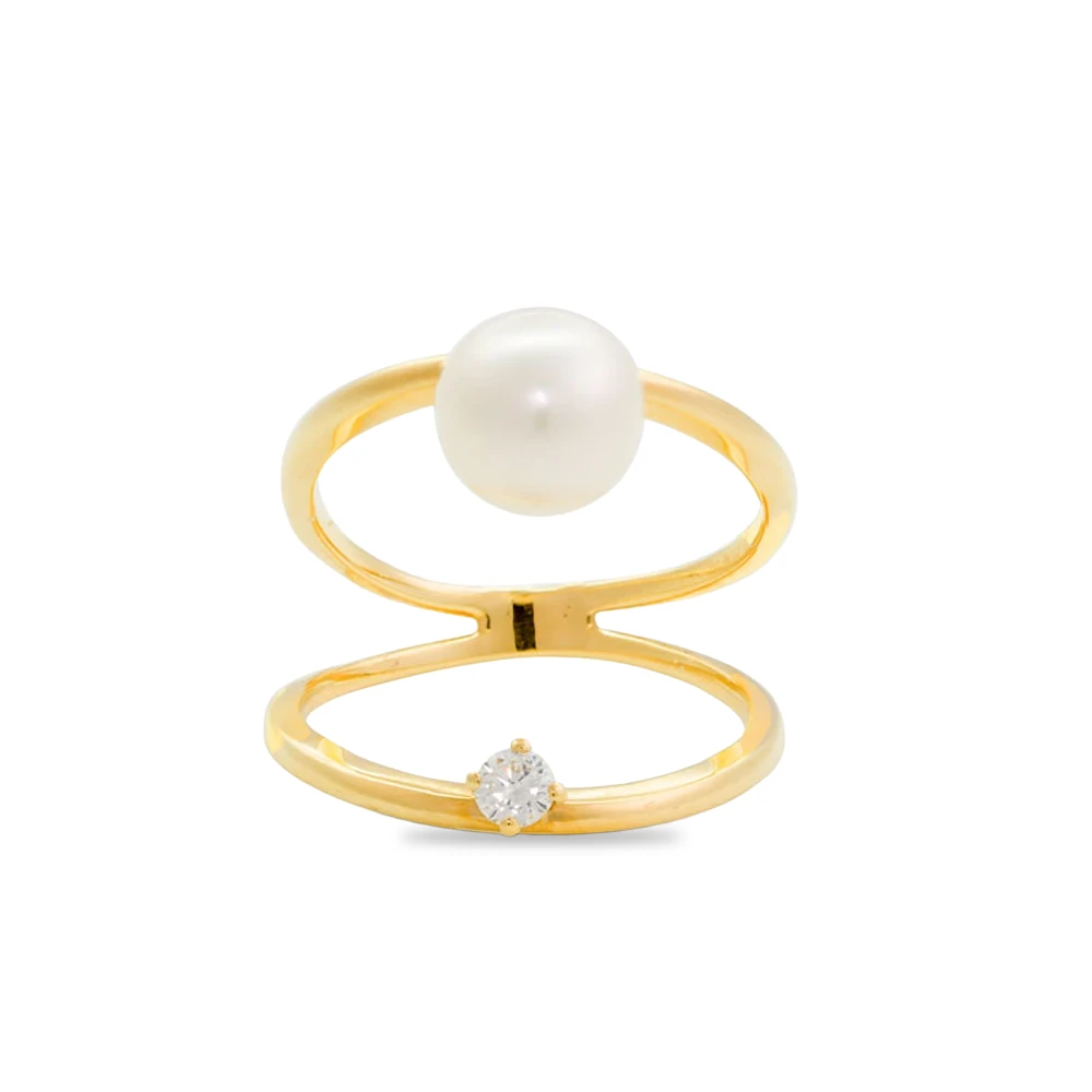 Solra Ring | 18k gold ring, alternate view