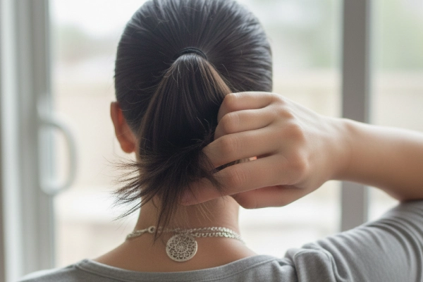 How to get hair out of a necklace chain without damaging it